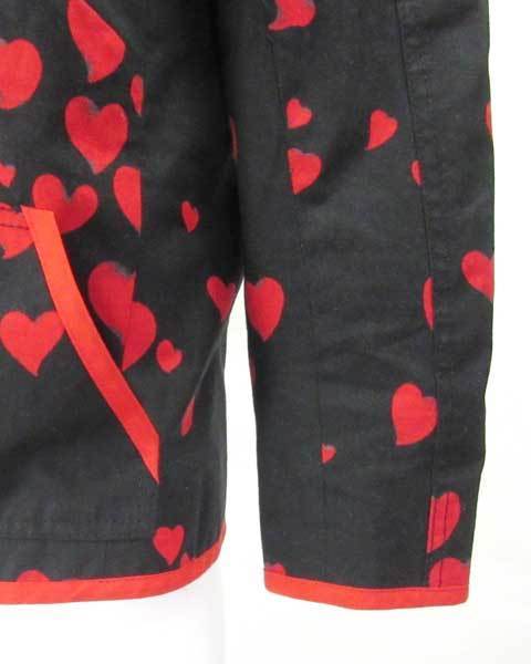 モスキーノ MOSCHINO 黒 赤 ハート ジャケット 40 | www.marbesur.com