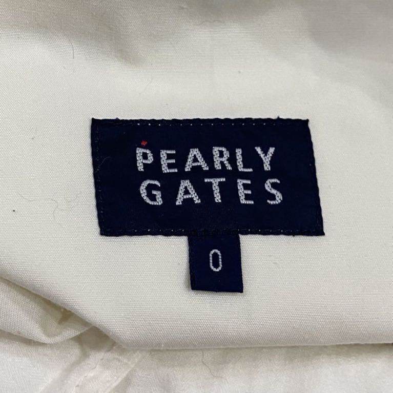 シンプルなデザイン！ PEARLY GATES パーリーゲイツ ゴルフパンツ ボトムス アイボリー 0サイズ レディース ゴルフウェア ○ 新規×（B50）_画像6