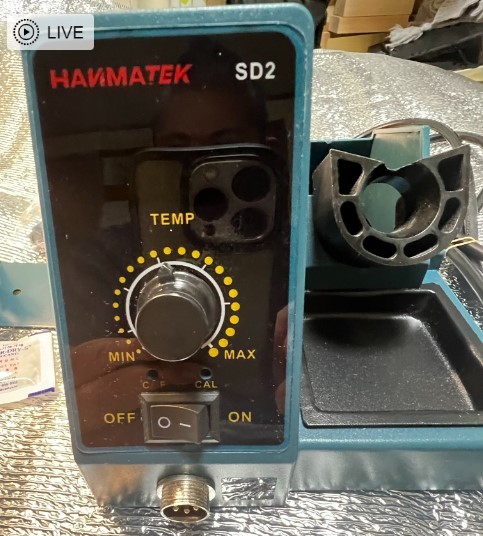 HANMATEK はんだごてセット60W ハンダゴテセット デジタルディスプレイ、交換可能チップ、範囲200°C-480°C PSE認証 _画像1
