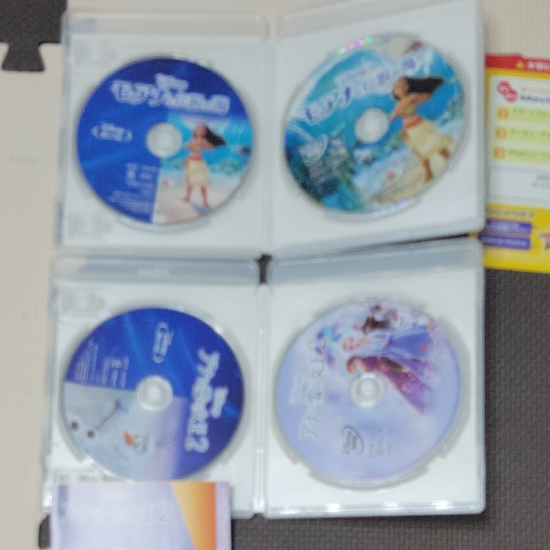 ディズニー　 DVD+Blu-ray　6タイトル まとめ　セット　ほぼ新品　ケース付　まとめ売り