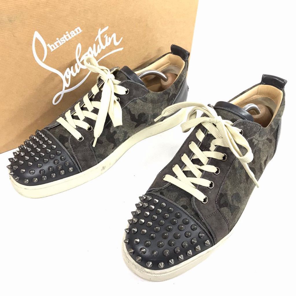ルブタン】本物 Louboutin 靴 28cm ルイスジュニア スタッズ
