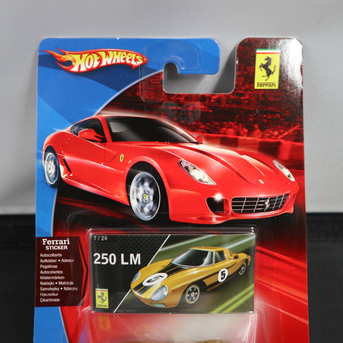 ◆◇Hot Wheels ホットウィール フェラーリ レーサー FERRARI Racer 250 LM ゴールド ＃5 未開封品 7/24◇◆_画像6