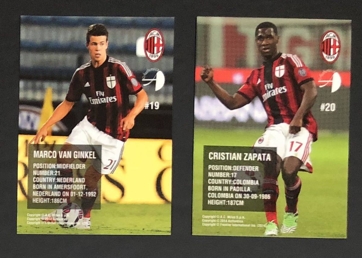 EPOCH 2014/15 AC MILAN SERIES 1 レギュラーコンプ_画像6