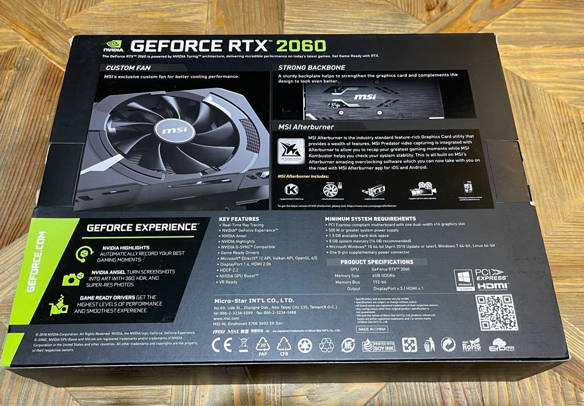 MSI GeForce RTX 2060 AERO ITX 6G OC