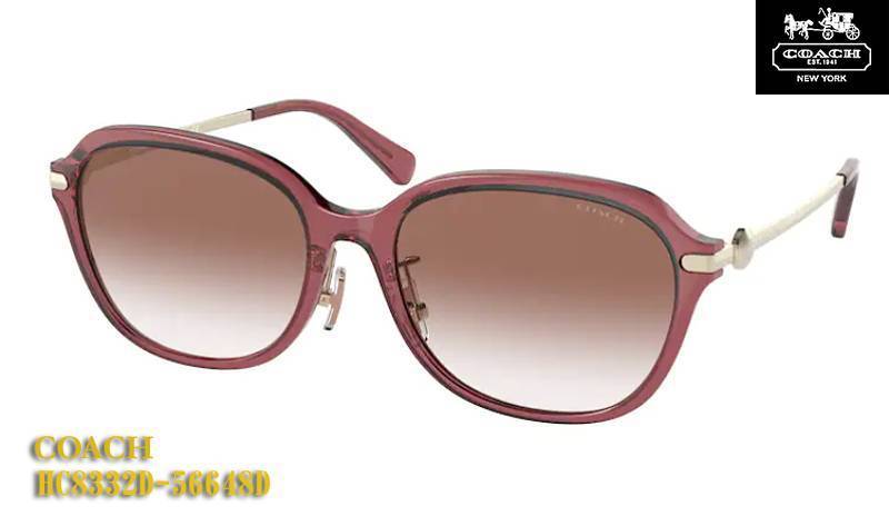 数量限定価格!! COACH コーチ サングラス HC8332D-56648D 正規品 ワイン セル、プラスチックフレーム 数量限定価格!! COACH コーチ サングラス HC8332D-56648D 正規品 ワイン セル、プラスチックフレーム