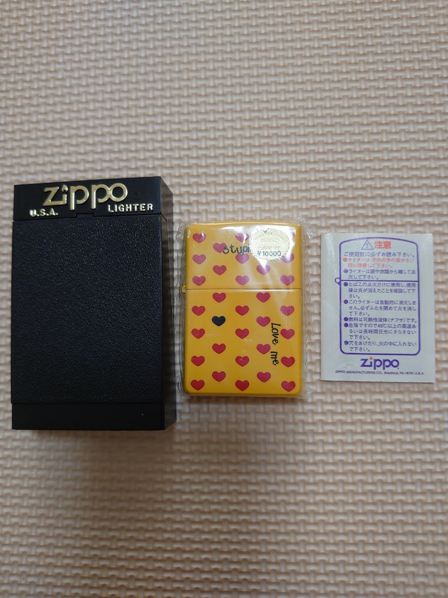 値下げ不可 新品 hide イエローハート ZIPPO 