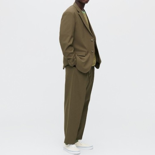 ユニクロ マルニ MARNI テーラードジャケット S オリーブ 新品未 ユニクロ マルニ MARNI テーラードジャケット S オリーブ 新品未