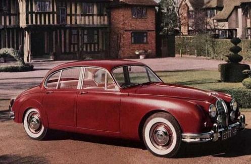 1/18 ジャガー マークII Jaguar Mark II 赤 レッド RED RHD 1959 1:18 Bburago 梱包サイズ80_画像2