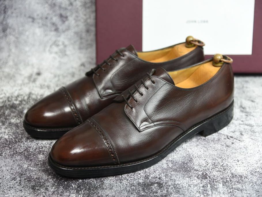 ご注意ください 【美品】John Lobb Russel ジョンロブ ラッセル UK6.5E