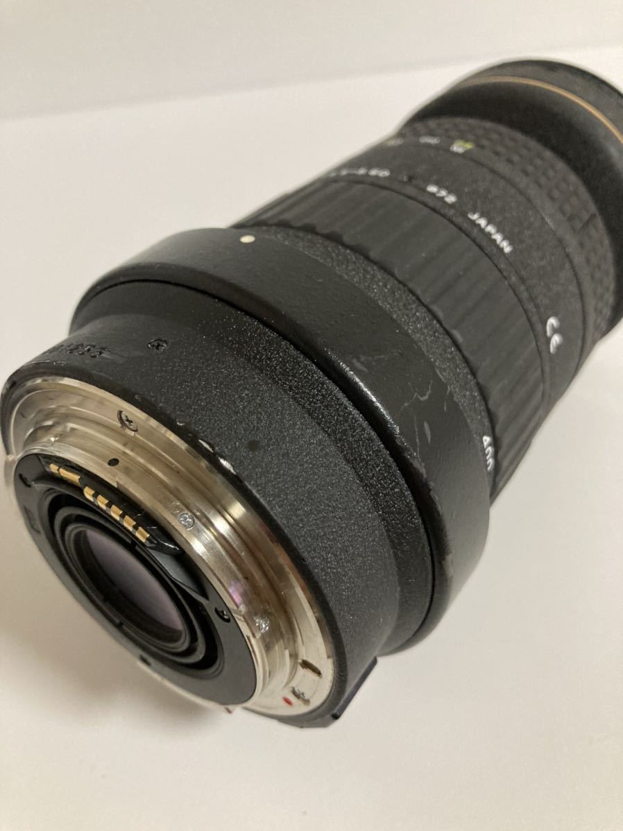Tokina AT-X 80-400mm 1:4.5-5.6D キヤノン 望遠レンズ ズーム カメラレンズ ジャンク品_画像9