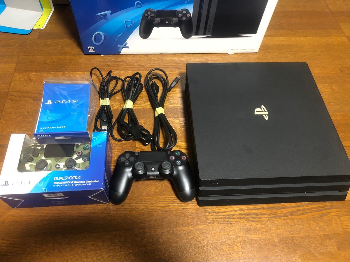 PlayStation 4 Pro CUH-7000B 1TB プレイステーション4 プロ ジェットブラック 本体