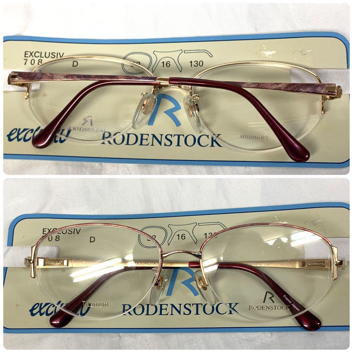 正規品直輸入】 未使用 Rodenstock EXCLUSIV メガネフレーム ドイツ製