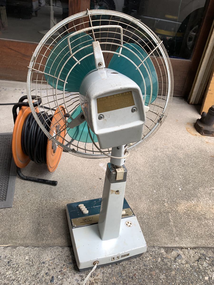 FUJI DENKI サイレントファン 昭和レトロ 扇風機 アンティーク FUJI DENKI サイレントファン 昭和レトロ 扇風機 アンティーク
