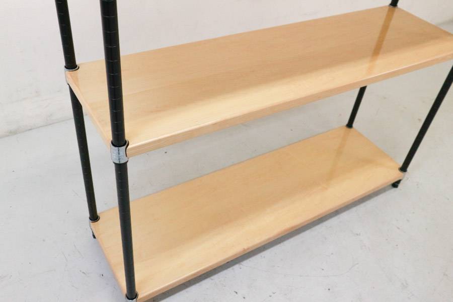 ☆Home Electa ホームエレクター☆ウッドシェルフ 3段 メイプル木製棚