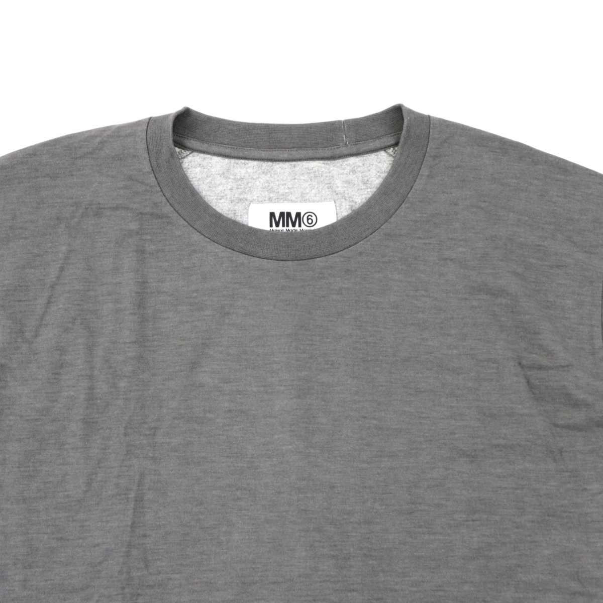 美品 エムエムシックス 半袖Tシャツ ワンピース レディース グレー M