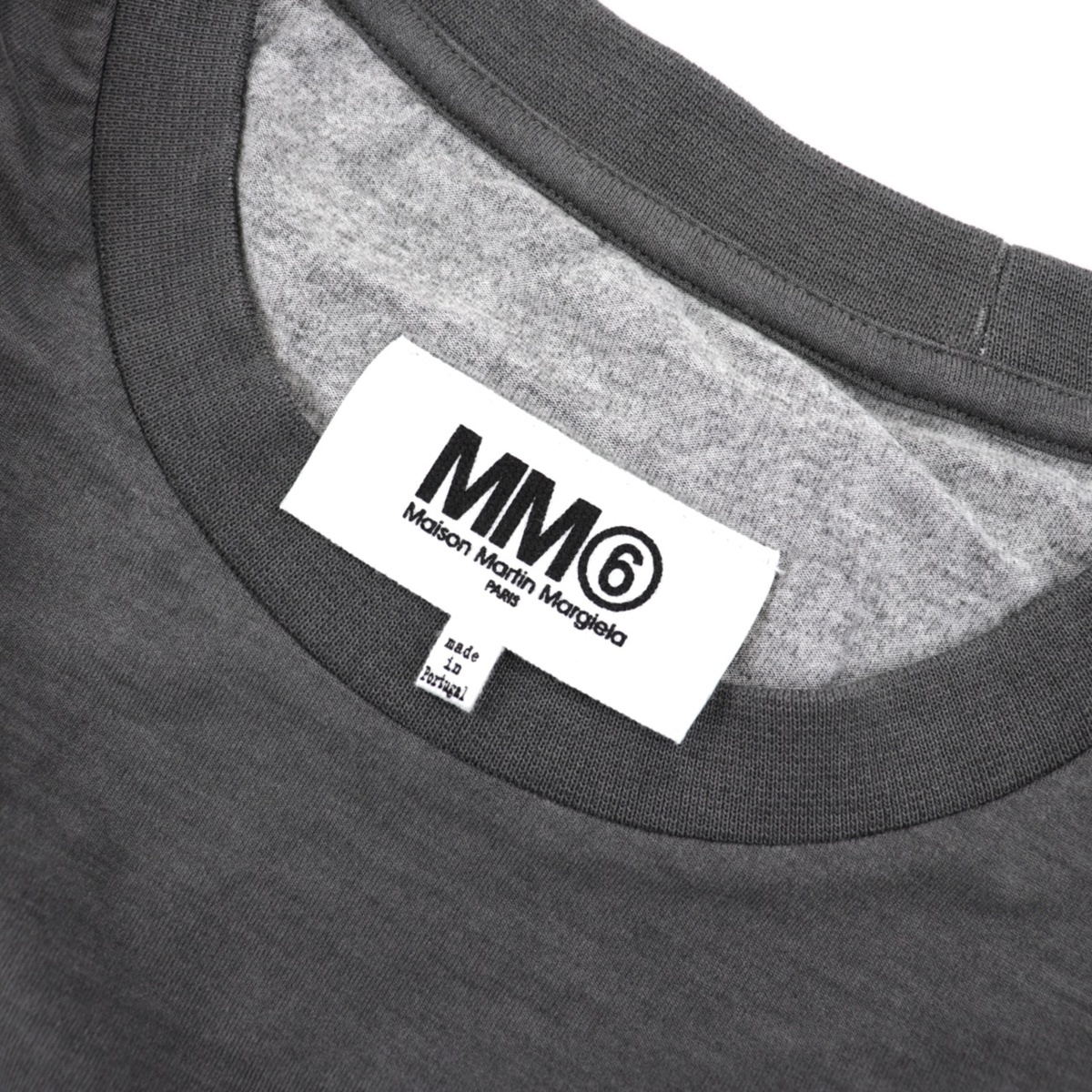 美品 エムエムシックス 半袖Tシャツ ワンピース レディース グレー M