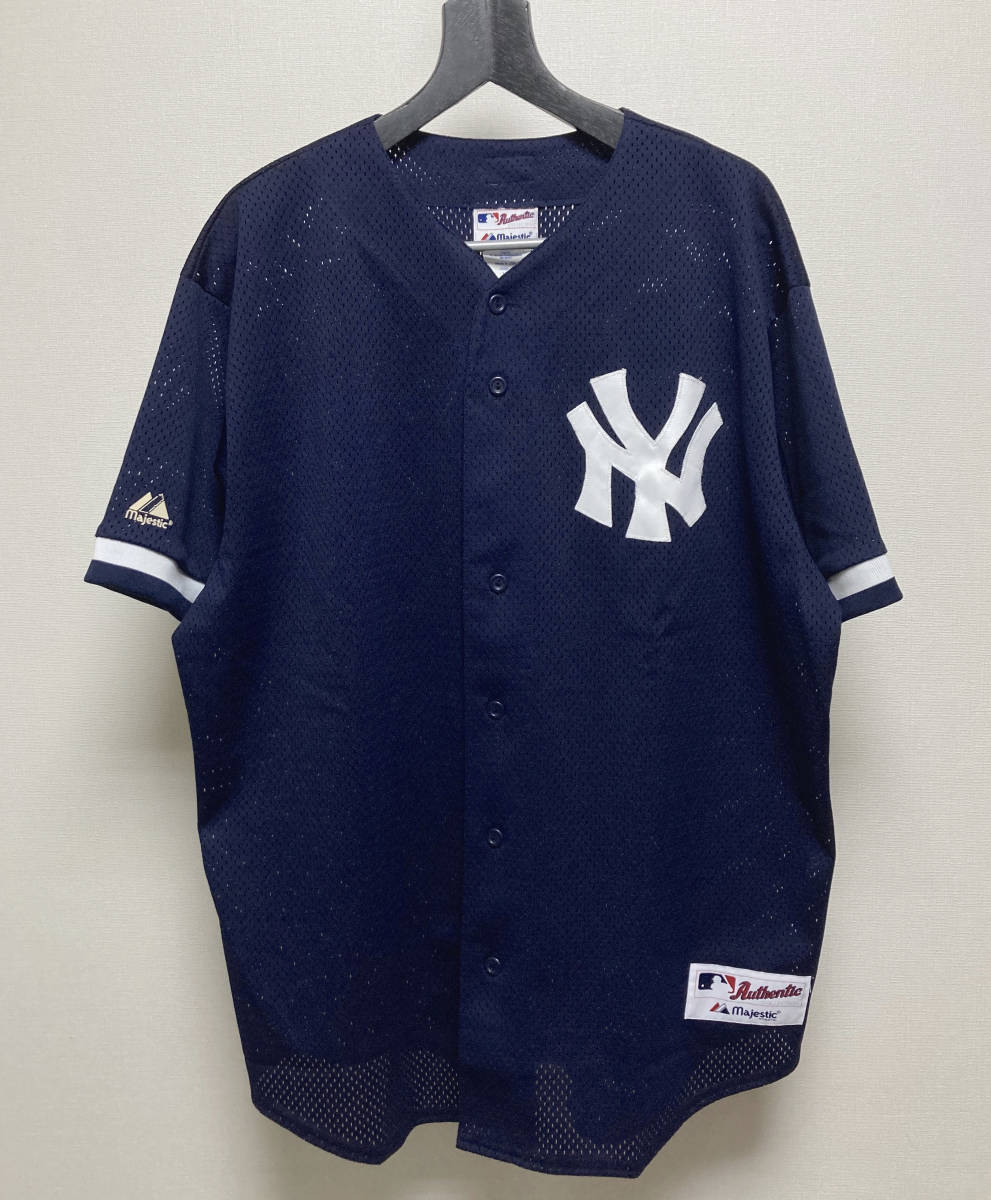 人気 美品 松井秀喜 XLサイズ MLB ヤンキース USA製 オーセンティック 応援ユニフォーム、ウエア
