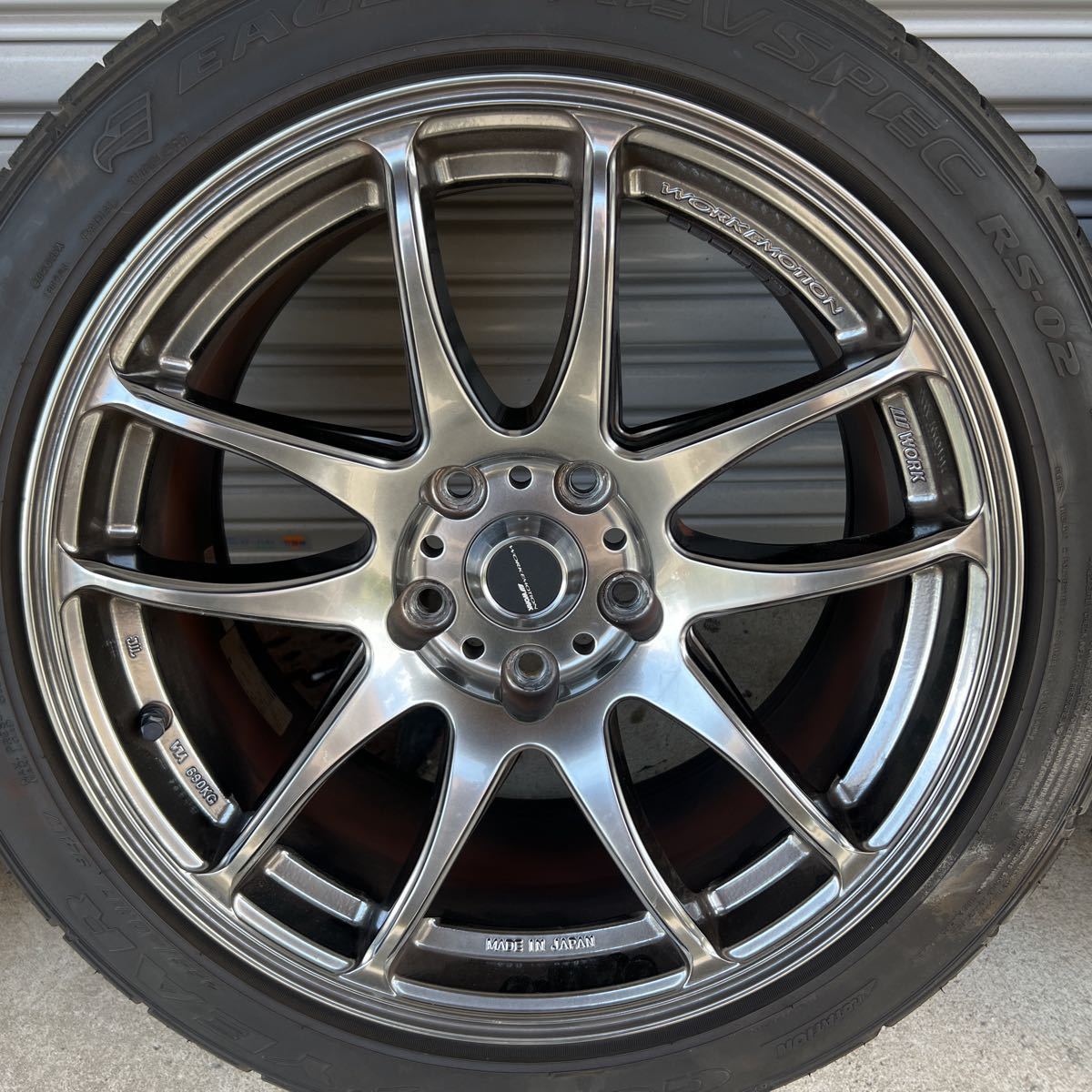 ワークエモーション 極 work emotion kiwami 114.3 8J+35 9J+38 17