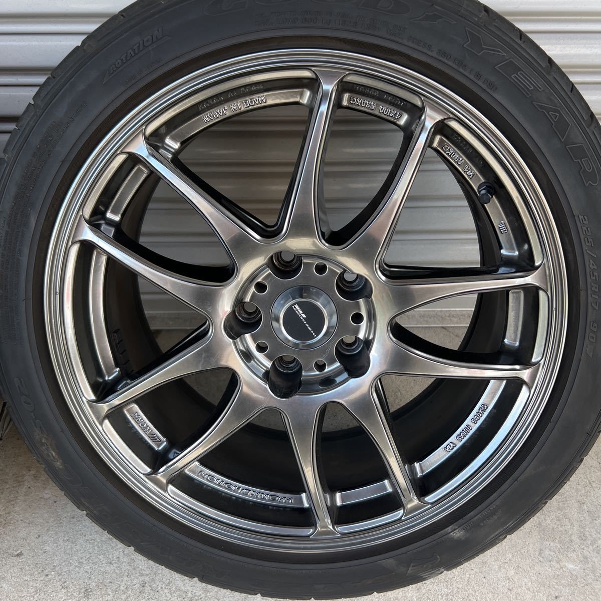 ワークエモーション 極 work emotion kiwami 114.3 8J+35 9J+38 17