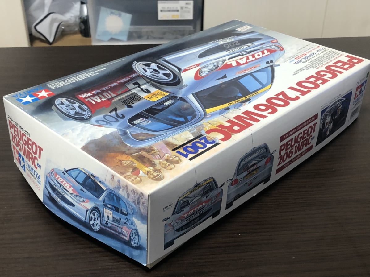 タミヤ 1/24 WRCカー3台セット ランサーエボリューションⅤ プジョー