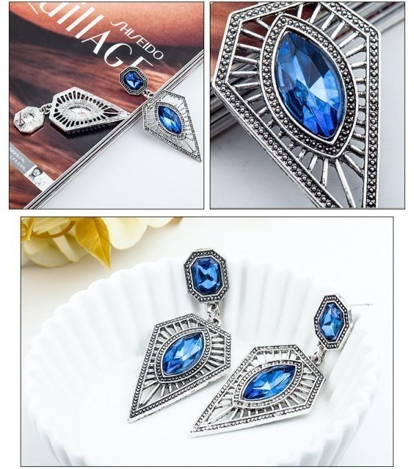 ▼ダイヤ屋本舗▼【希少なBlue系】《2ct》★サファイアダイヤモンドピアス★▲プラチナ▲_画像3