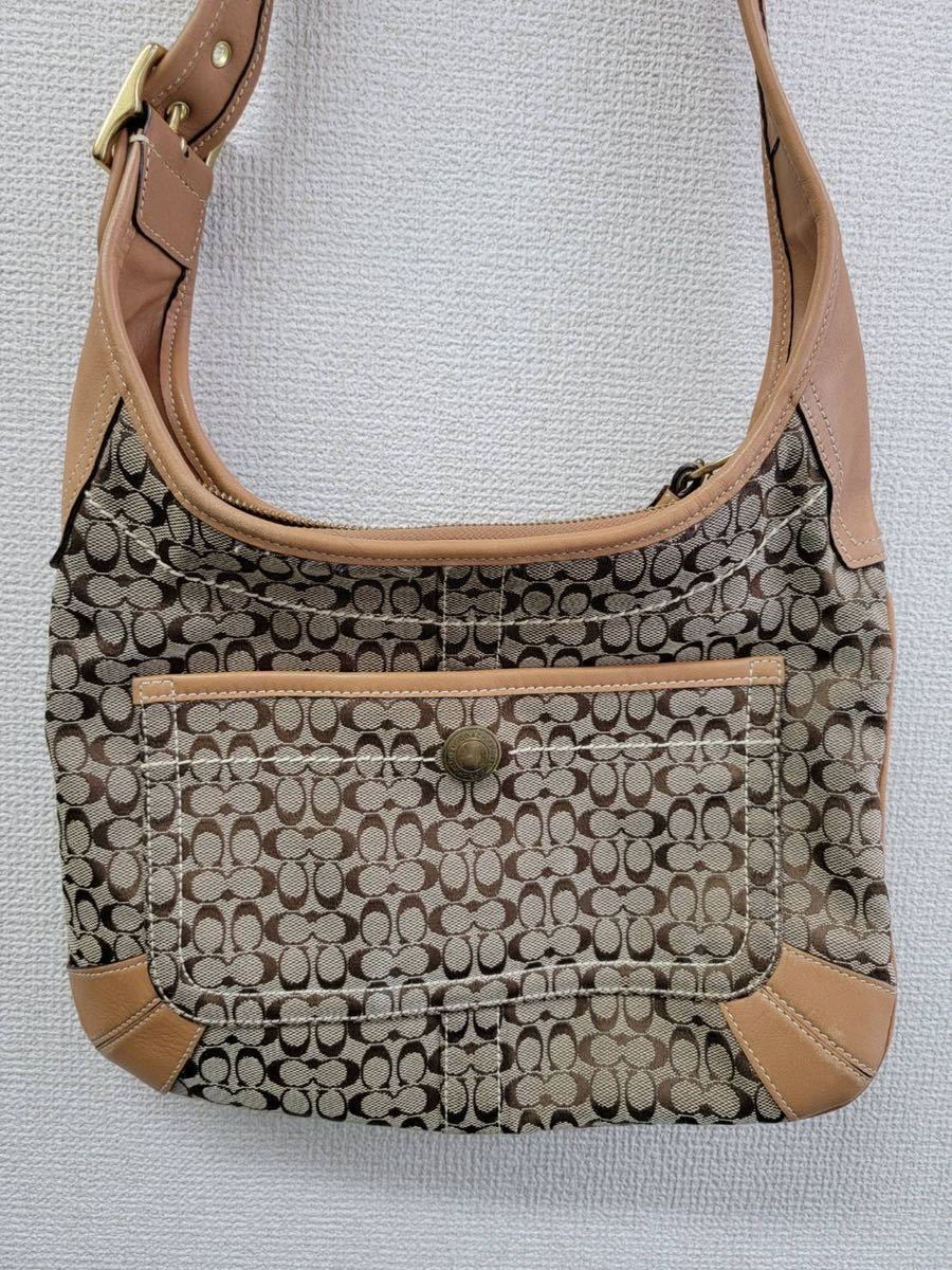 新作販売 COACH コーチ 1253 ショルダーバッグ シグネチャー