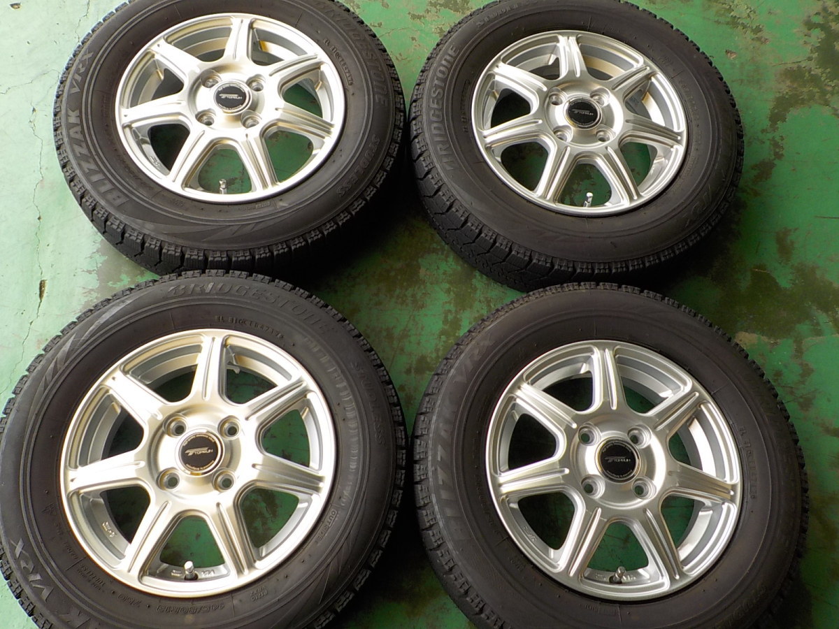 ブリヂストンVRX145/80R13アルト、ムーヴ等2017年製-