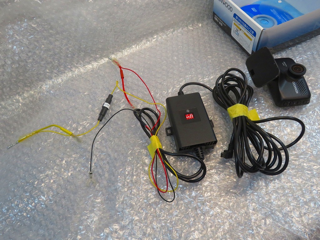 駐車監視機能 ケンウッド ドライブレコーダー DRV-610 車載電源ケーブル CA-DR150 セット SDカード32G付き 両面テープなし_画像6