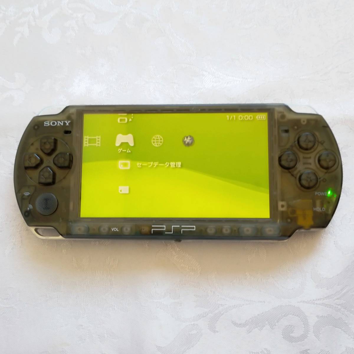 【美品】【カスタム】PSP 3000 すぐ遊べるセット(クリアブラック)