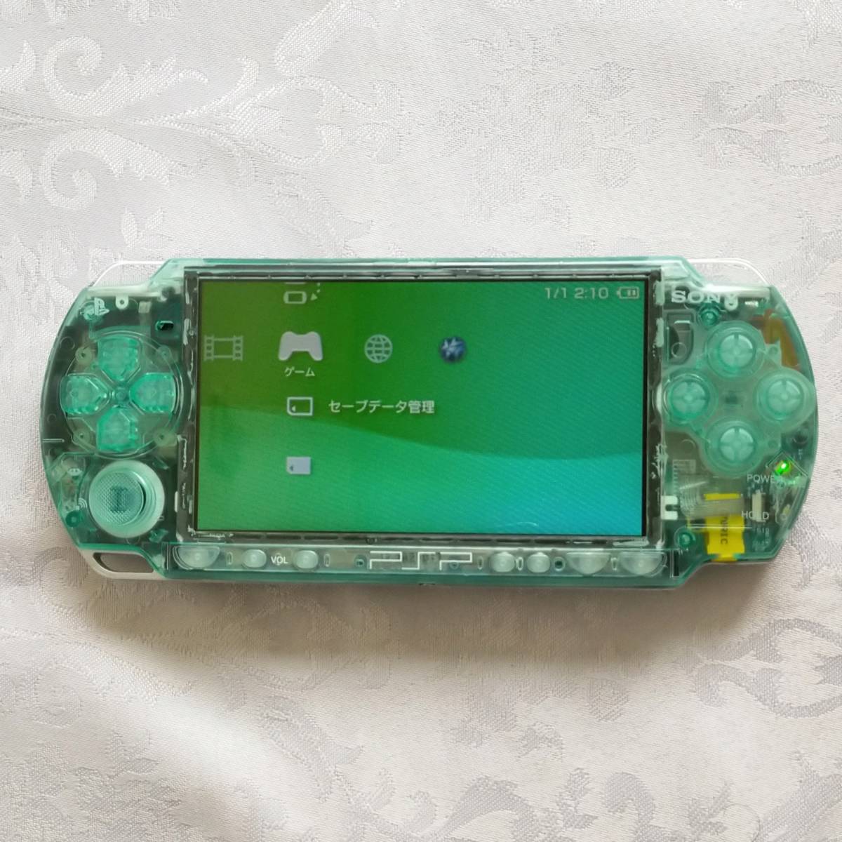 PSP 2000 すぐ遊べるセット(クリアグリーン) - 通販 -