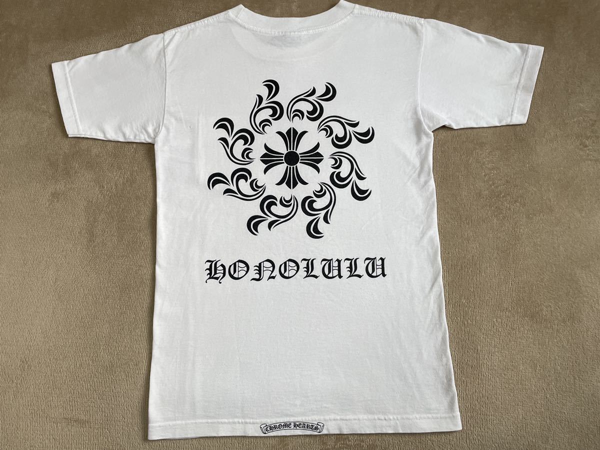 クロムハーツ ホノルル 限定 Tシャツ サイズS 白 ホワイト CHROME