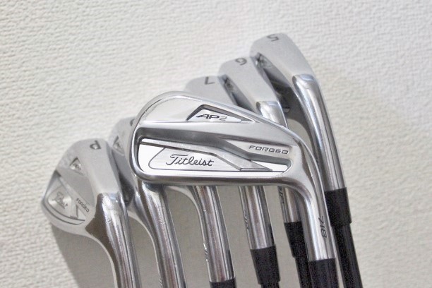 タイトリスト 718 AP2 7本(4~Pw) 希少カーボンシャフト