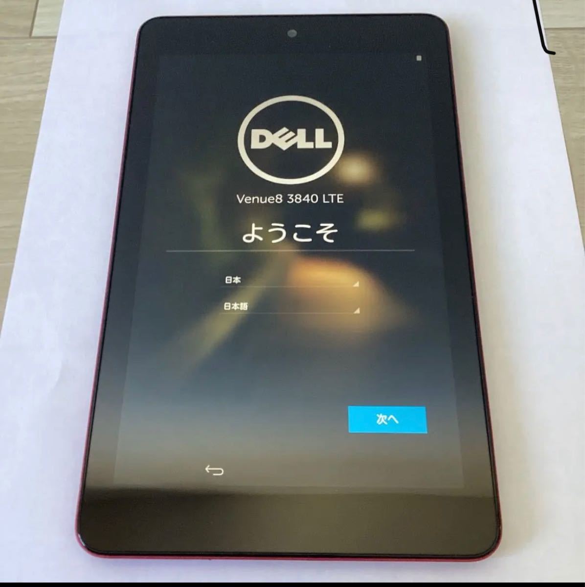 Androidタブレット　DELL Venue8 3840 LTE