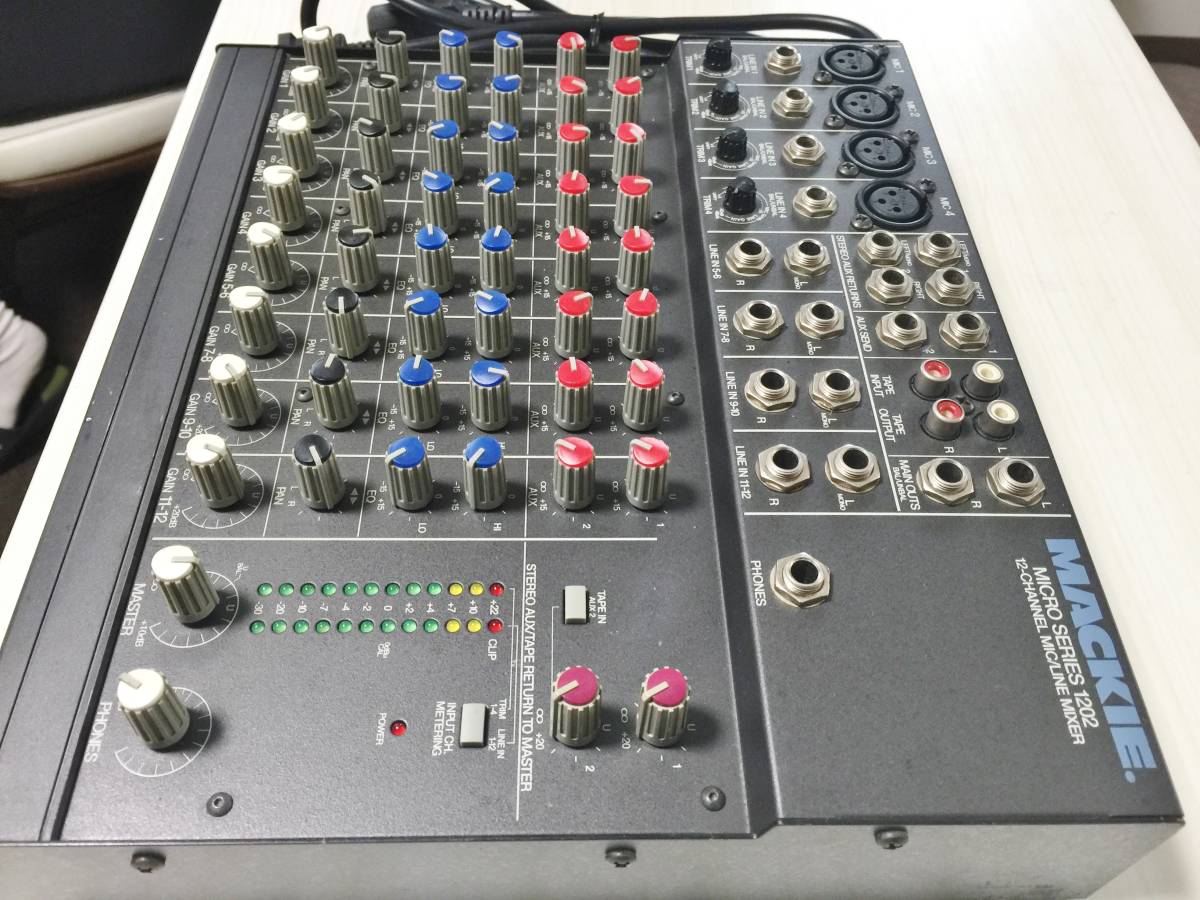 即納新作 ヤフオク! - 即決 Mackie MS1202 初代 USA製 12chミキサー コ... 好評在庫あ
