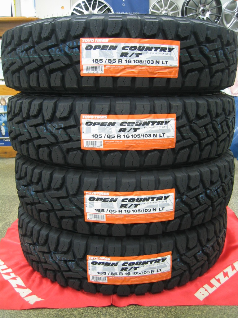 ジムニー用 トーヨータイヤ オープンカントリー RT 185/85R16 185/85