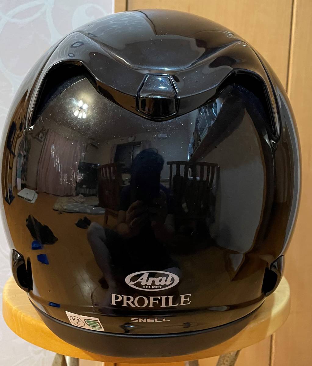 Arai Profile Mサイズ ツヤなしシルバー 中古フルフェイス - ヘルメット