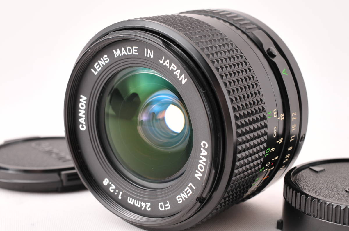 良品】Canon New FD NFD 24mm f/2.8 Wide Angle MF Lens キヤノン 広角