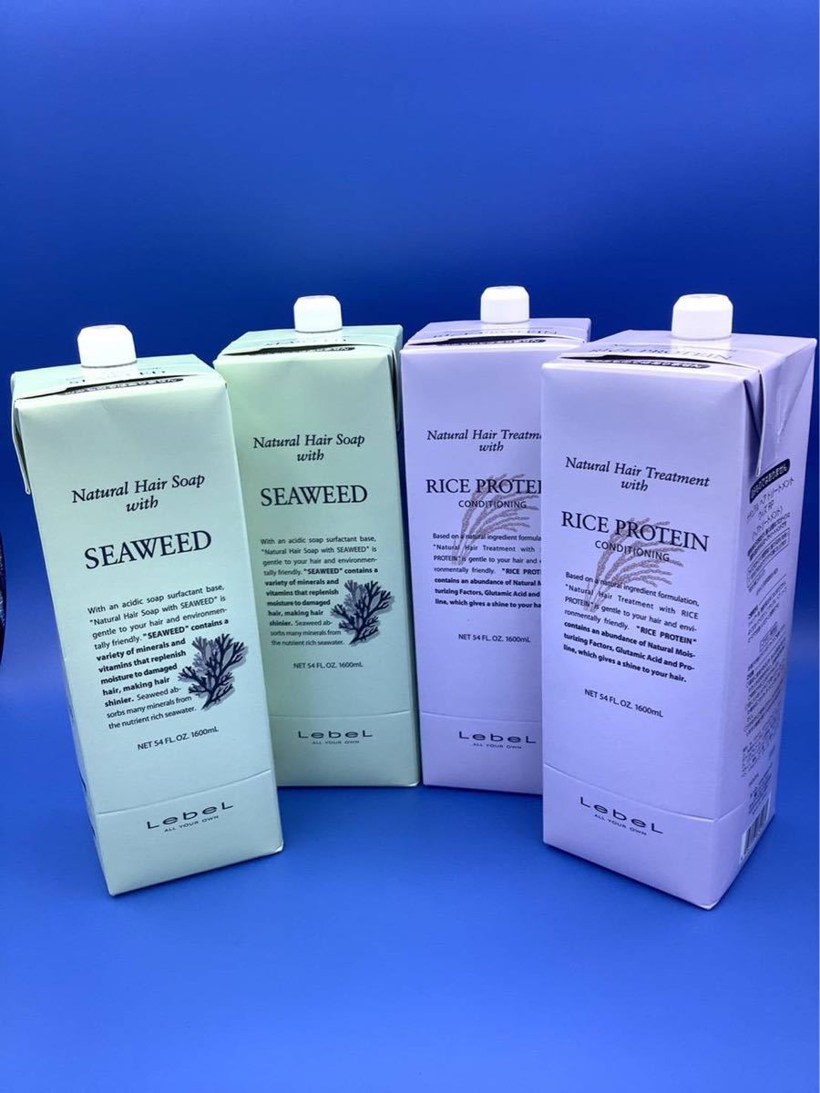 最安値に挑戦! ナチュラルヘアソープ3 トリートメント1 1600ml