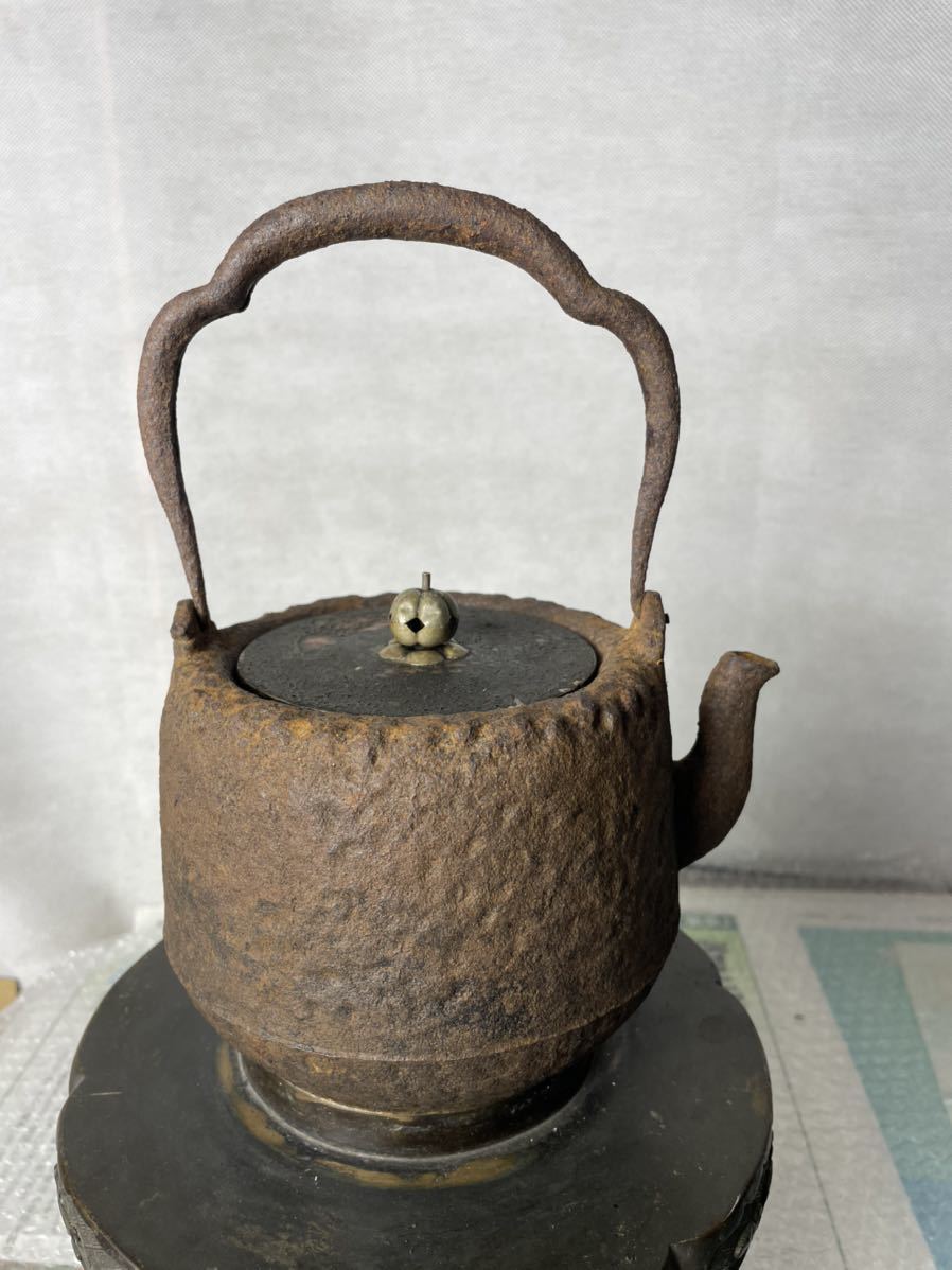 鉄瓶 銅蓋 煎茶道具 検:龍文堂 南部鉄瓶 www.zenoutdoors.com