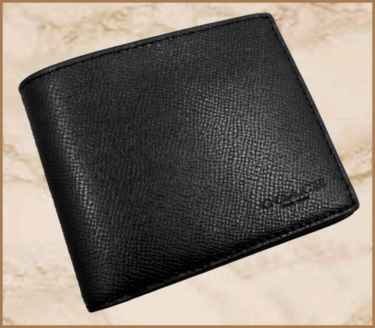 新品 COACH コーチ 定価39,600円 二つ折り財布 チョークマルチ 新品 COACH コーチ 定価39,600円 二つ折り財布 チョークマルチ
