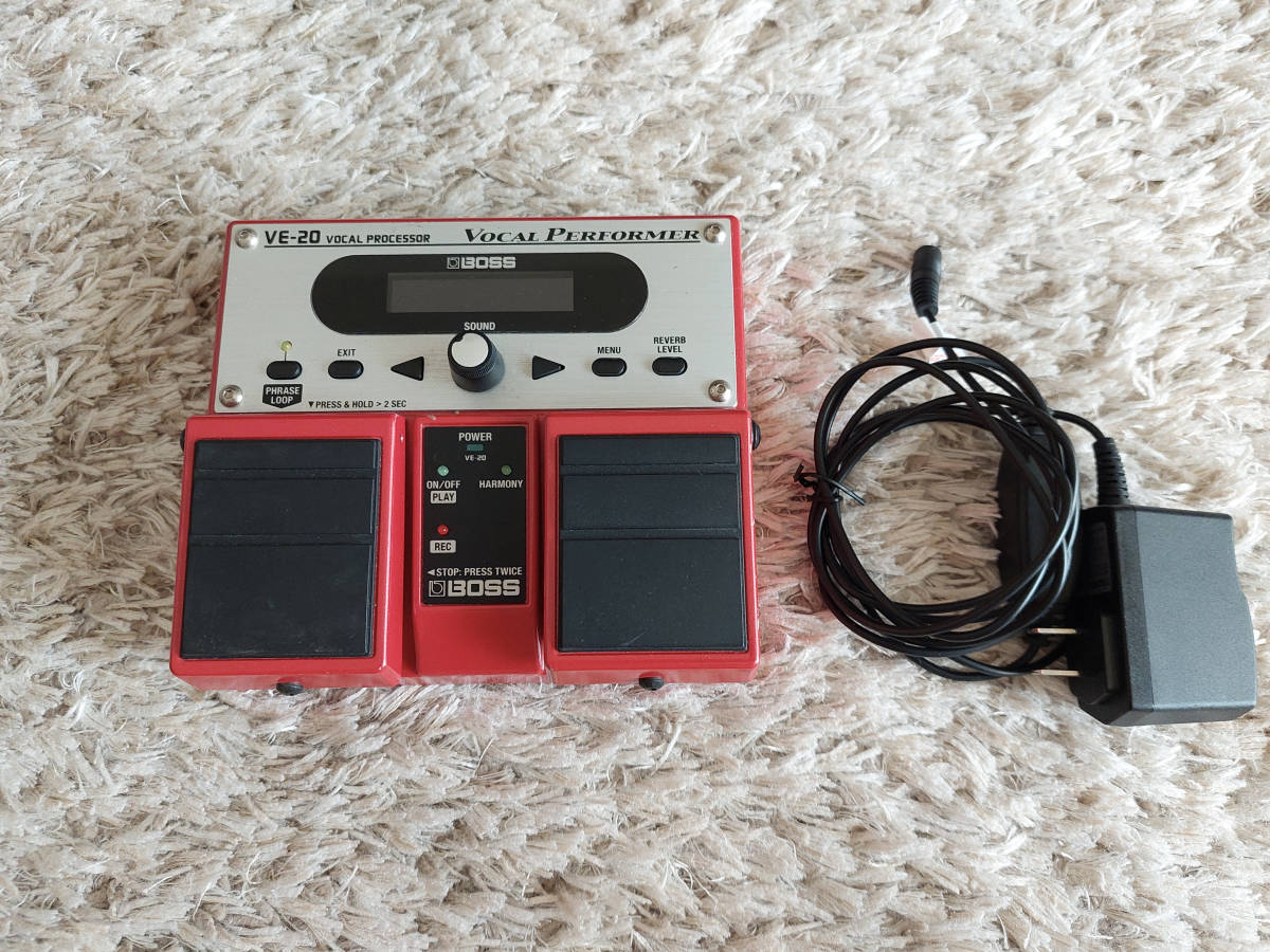 BOSS VE-20 ボーカル エフェクター です。 BOSS VE-20 ボーカル エフェクター です。