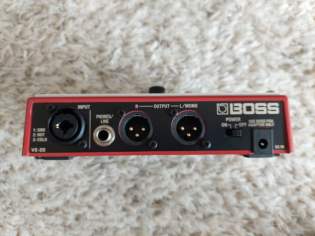 BOSS VE-20 ボーカル エフェクター です。 BOSS VE-20 ボーカル エフェクター です。