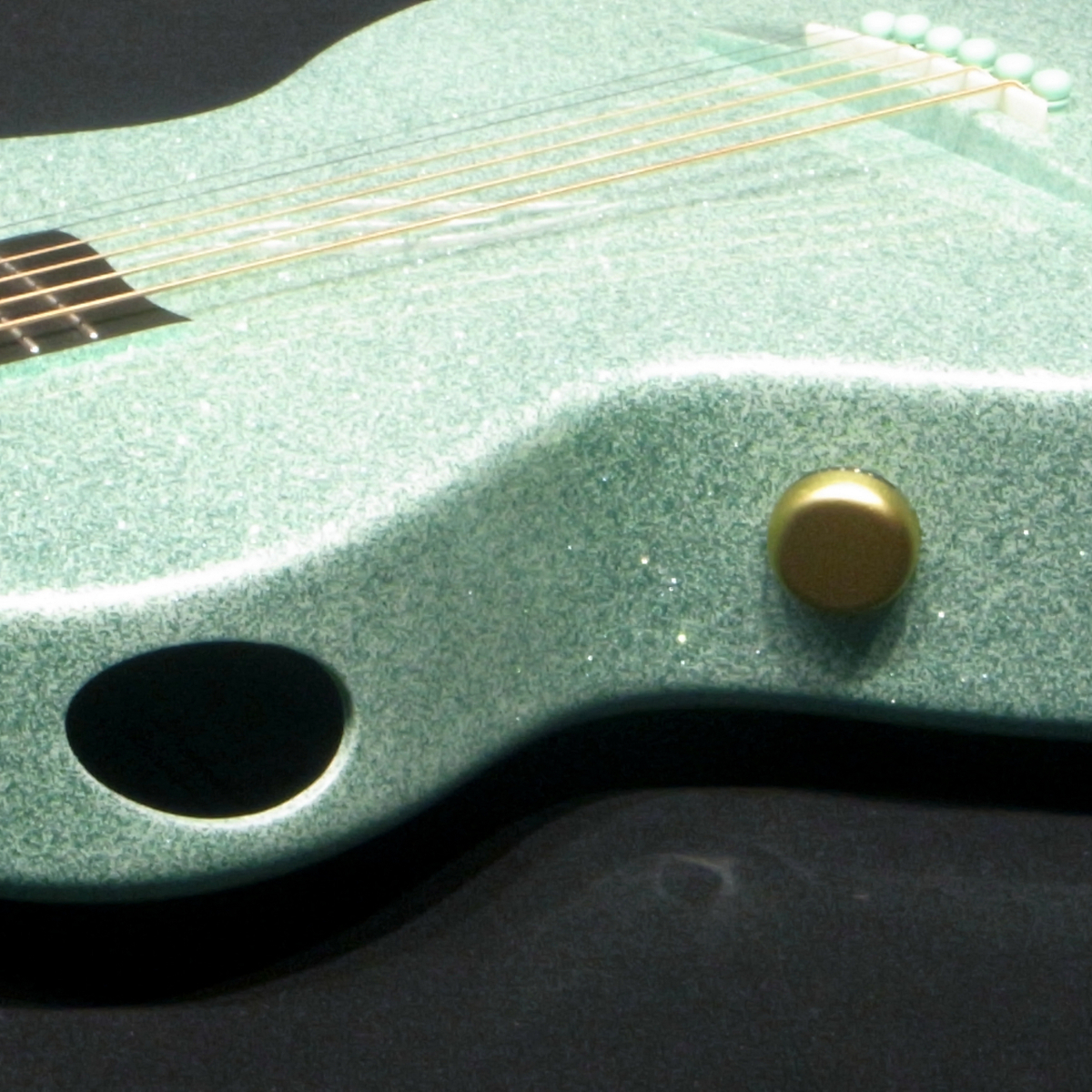 # витрина выставленный товар ENYA Guitars Nova Go AI Blink Green карбоновый волокно принятие электроакустическая гитара предусилитель встроенный 