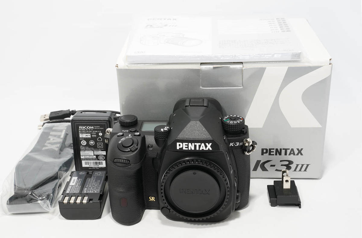 によって 一眼レフデジカメ ペンタックス K-3 MARK III BLACK BODY 人気ブランドの PENTAX ボディ+おまけ付き A Super フィルムカメラ