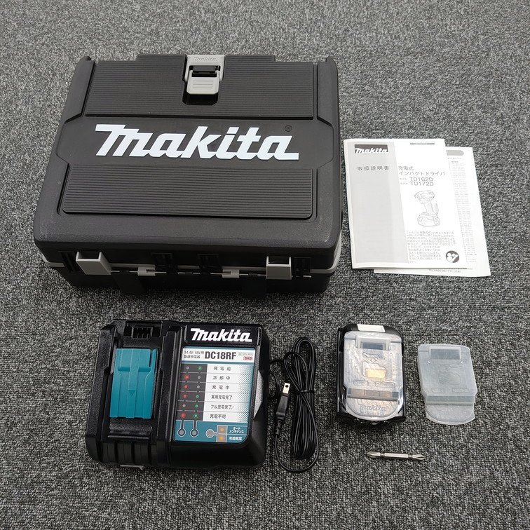※送料着払い※【1738994】makita 充電式 インパクトドライバ TD172D ケース付 マキタ_画像10
