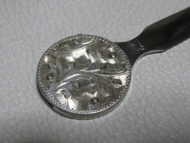 □希少 美品 1960年代!Fウィング 藤本保広 シルバー彫金 丸形2丁 □希少 美品 1960年代!Fウィング 藤本保広 シルバー彫金 丸形2丁