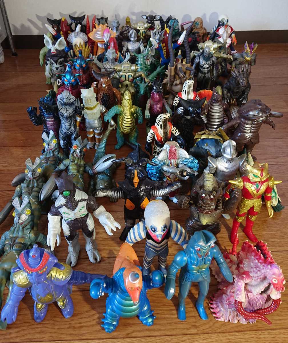 1円~ ウルトラ怪獣 宇宙人 ウルトラマン ソフビ 人形 フィギュア 円谷