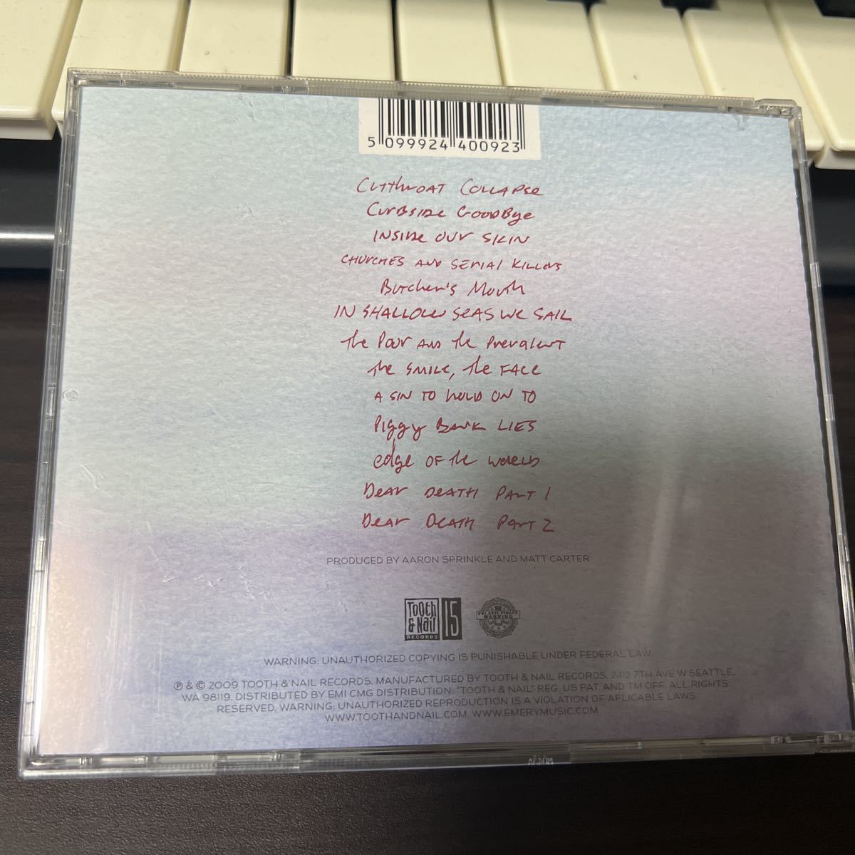 【CD】Emery / In Shallow..【Post-Hardcore】Dance Gavin Dance,Emarosa,Chiodos,Architects,Atreyu,Alesana,Underoath, The Color Morale_画像2