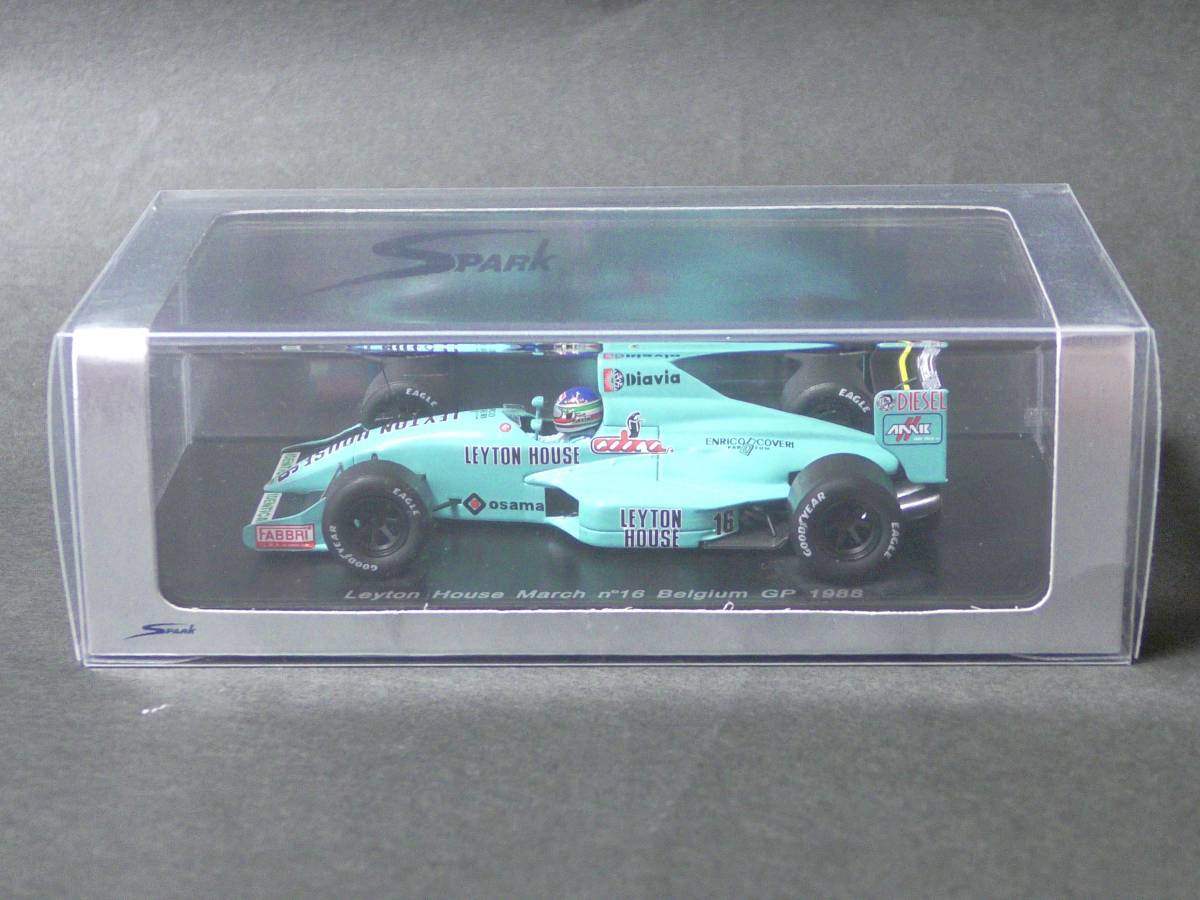 未展示 1/43 Spark 1988 Leyton House March 881 Belgium GP #16 未展示 1/43 Spark 1988 Leyton House March 881 Belgium GP #16