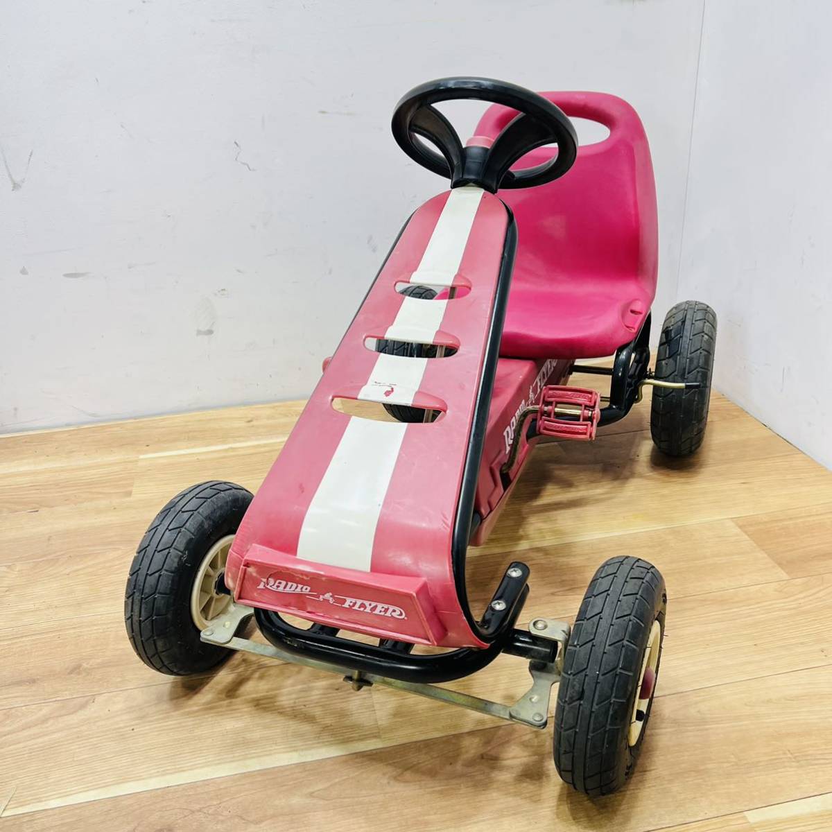 絶版 激レア 年代物 ラジオフライヤー 手漕ぎ 4輪車 RADIO FLYER